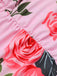 [Pre-sale] [Plus Size] Pink 1930s Roses Halter Belt Swimsuit