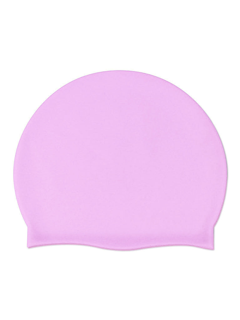 Elastic Silicone Solid Swimming Cap