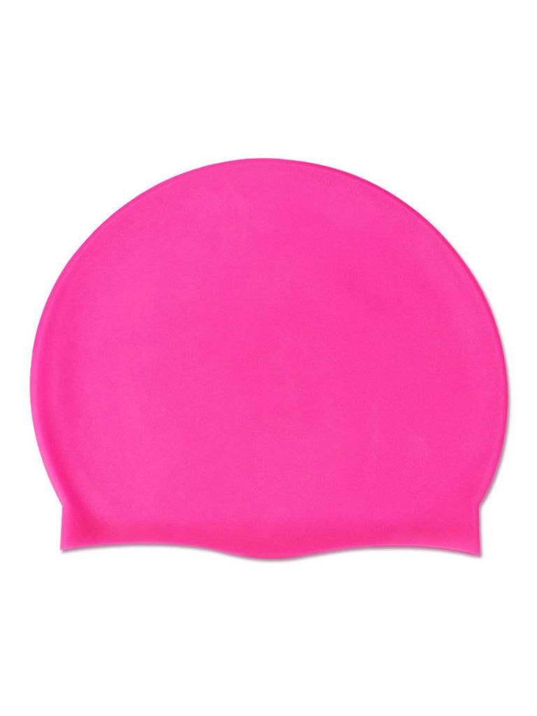 Elastic Silicone Solid Swimming Cap