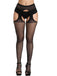 Lace Hollow Crotchless Stockings