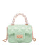 Retro Pearl Argyle Chain Strap Mini Handbag