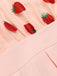 Pink 1950s Strawberry Splicing Halter Dress