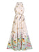 Floral Butterfly Vintage Maxi Dress
