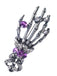 Retro Halloween Skeleton Hand Brooch