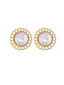 Retro Artificial Pearl Stud Earrings