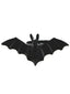 Black Retro Bat Alloy Ring