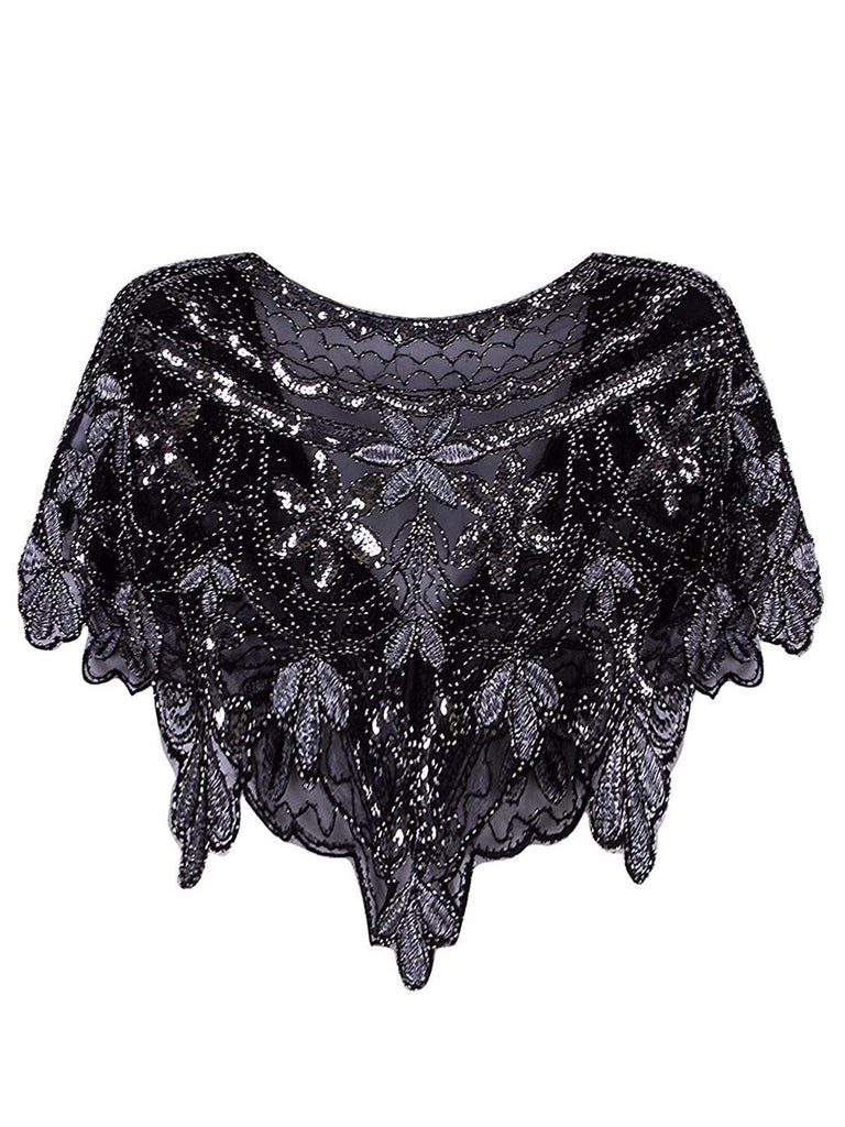 1920s Sequin Beaded Cape