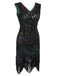 Plus Size 1920s Sequined Dress