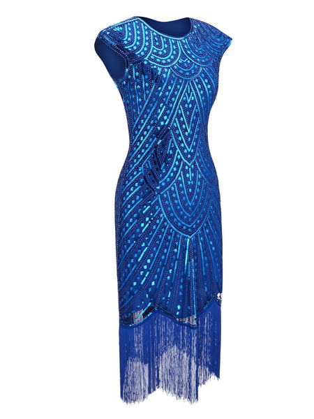 blue gatsby dress