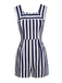 Navy 1950s Stripes Sailor Romper & Skirt