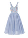 1950s Butterflys Lace-up Swing Vintage Dress