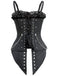 Steampunk Leather Gothic Strap Buckle Corset