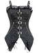 Steampunk Leather Gothic Strap Buckle Corset