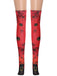 Red 1950s Halloween Thigh-High Socks