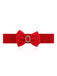 Bow Buckle Elastic Solid Vintage Belt