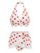 1950s Retro Polka Dots Bikini Set & Apron