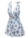 1930s Strap Bowknot One-piece Swimsuit