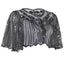 [US Warehouse] Gray 1920s Shawl Beaded Sequin Flapper Cape