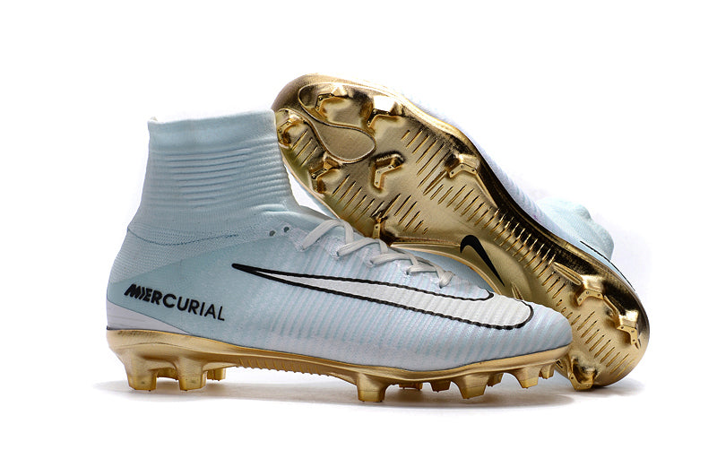 gold soccer cleats