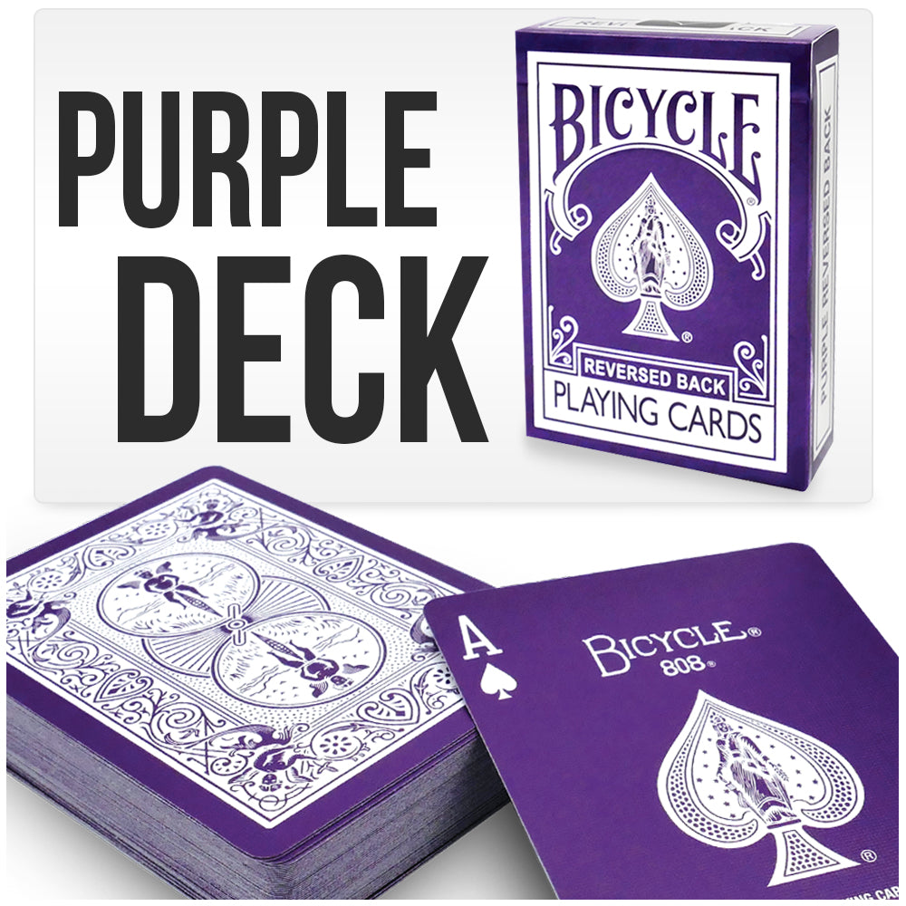 2極タイプ 【手品】ARS Back Playing Cards Purple ③ | www