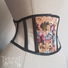 23 WAIST SILK UNDERBUST CORSET TWILIGHT SIREN