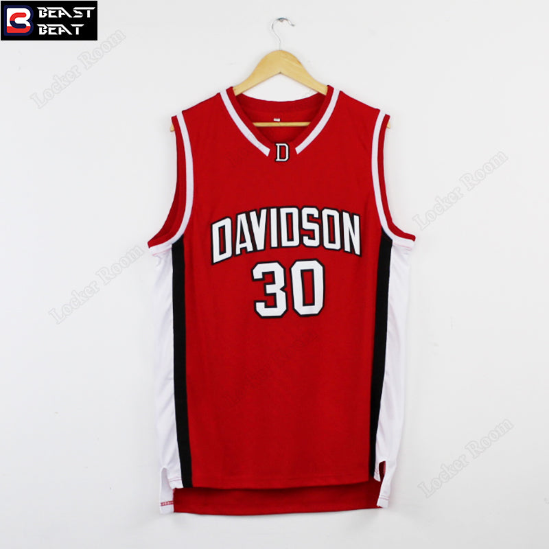 stephen curry davidson jersey cheap