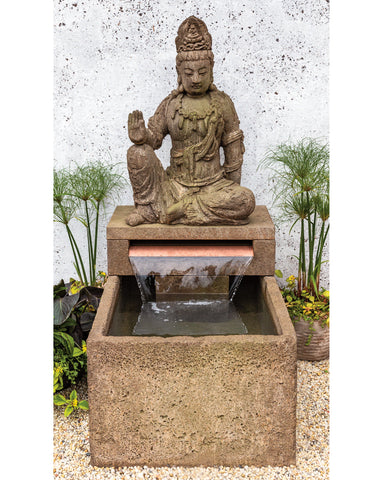 Antique Quan Yin Buddha Fountain