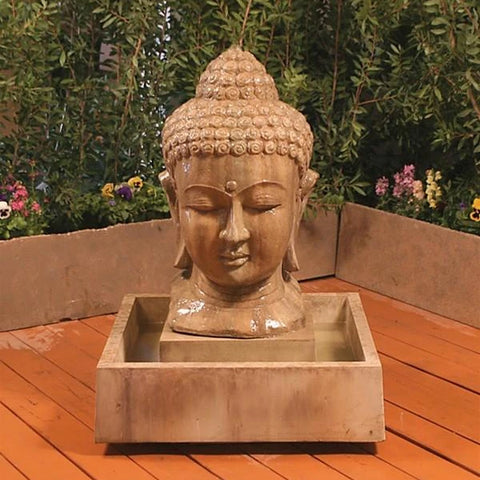 Buddha Head Water Fountain