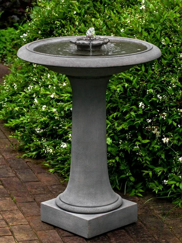 Camellia Birdbath Fountain by Soothing Company