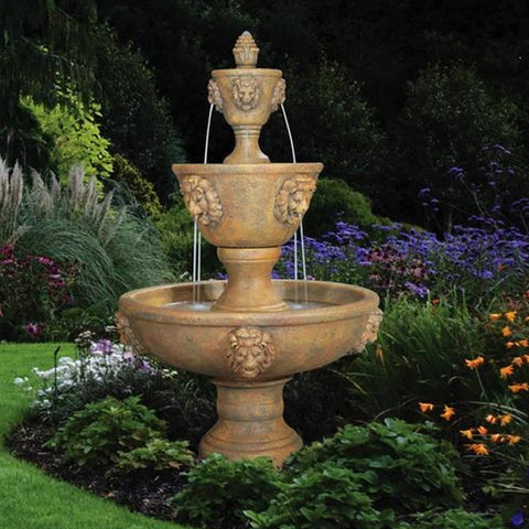 Large Three-tier Leonesco Outdoor Fountain