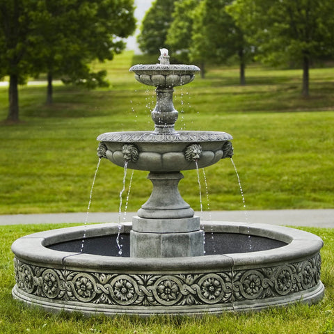 Parisienne Two Tier Outdoor Water Fountain