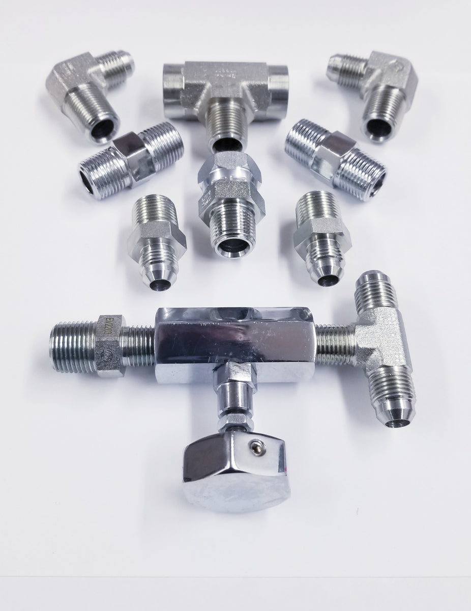 HYDRAULIC HOSES, FITTINGS & Y-BLOCKS – Hi-low Custom Hydraulics