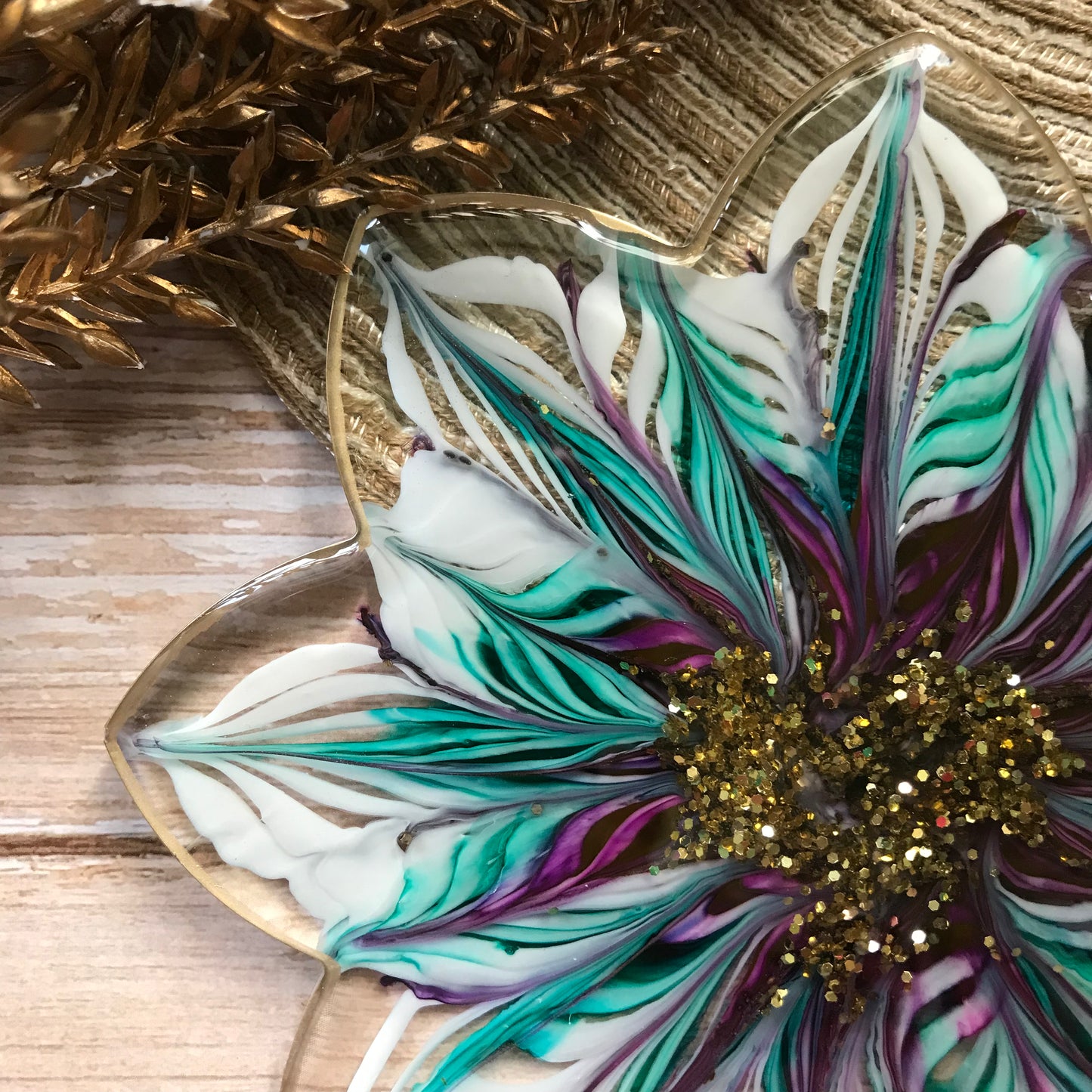 blue_purple_3d_flower_resin_coaster_malaysia