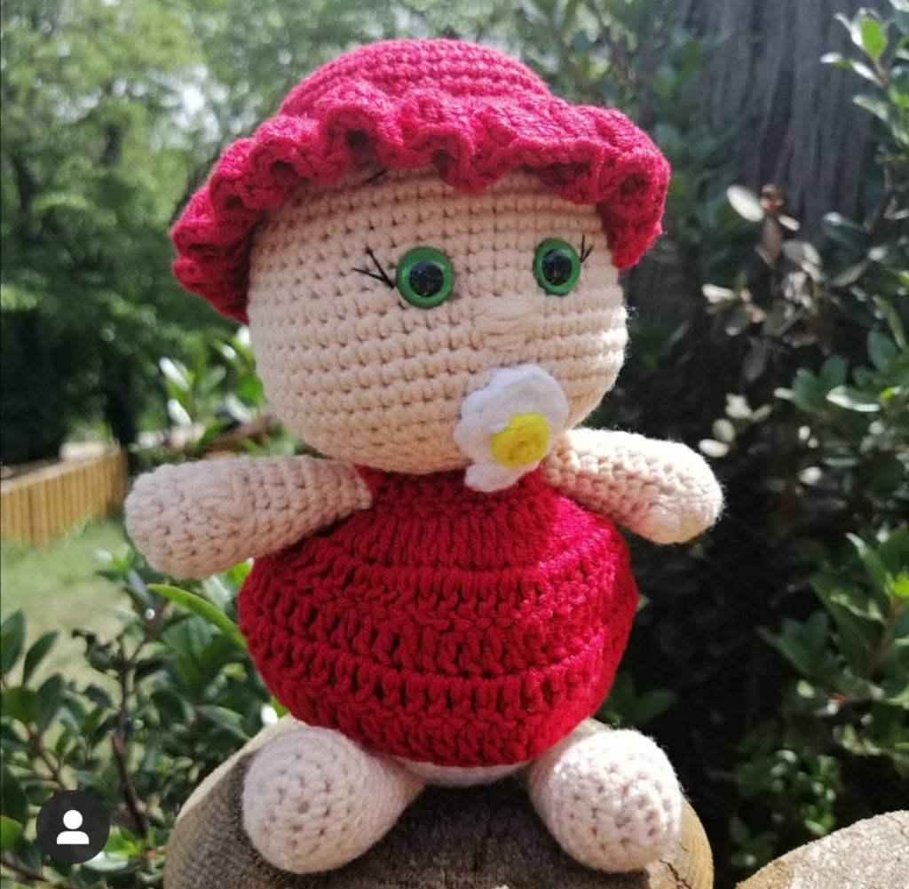 Yumak Yumak Aşk Amigurumi emzikli bebek MiaMano