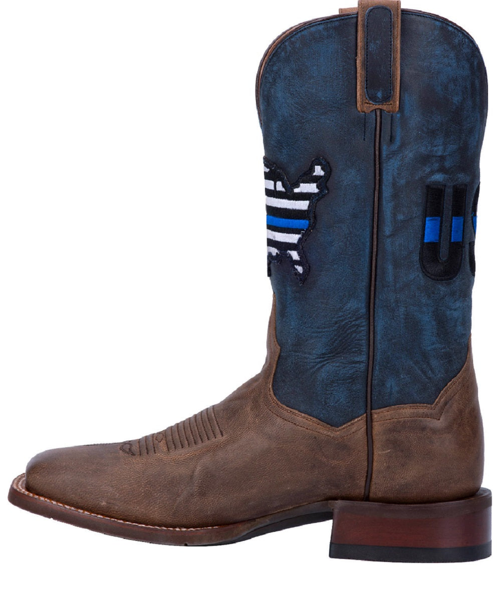 blue line cowboy boots