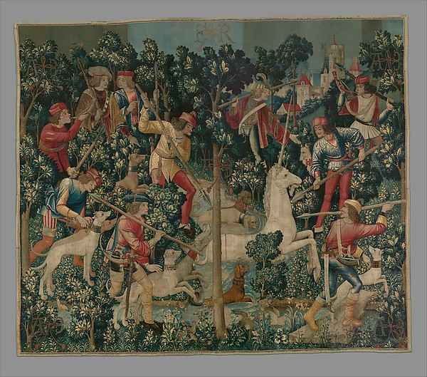 The Capture of the Unicorn-Metropolitan of Art, Manhattan, New York-Signare tapestry