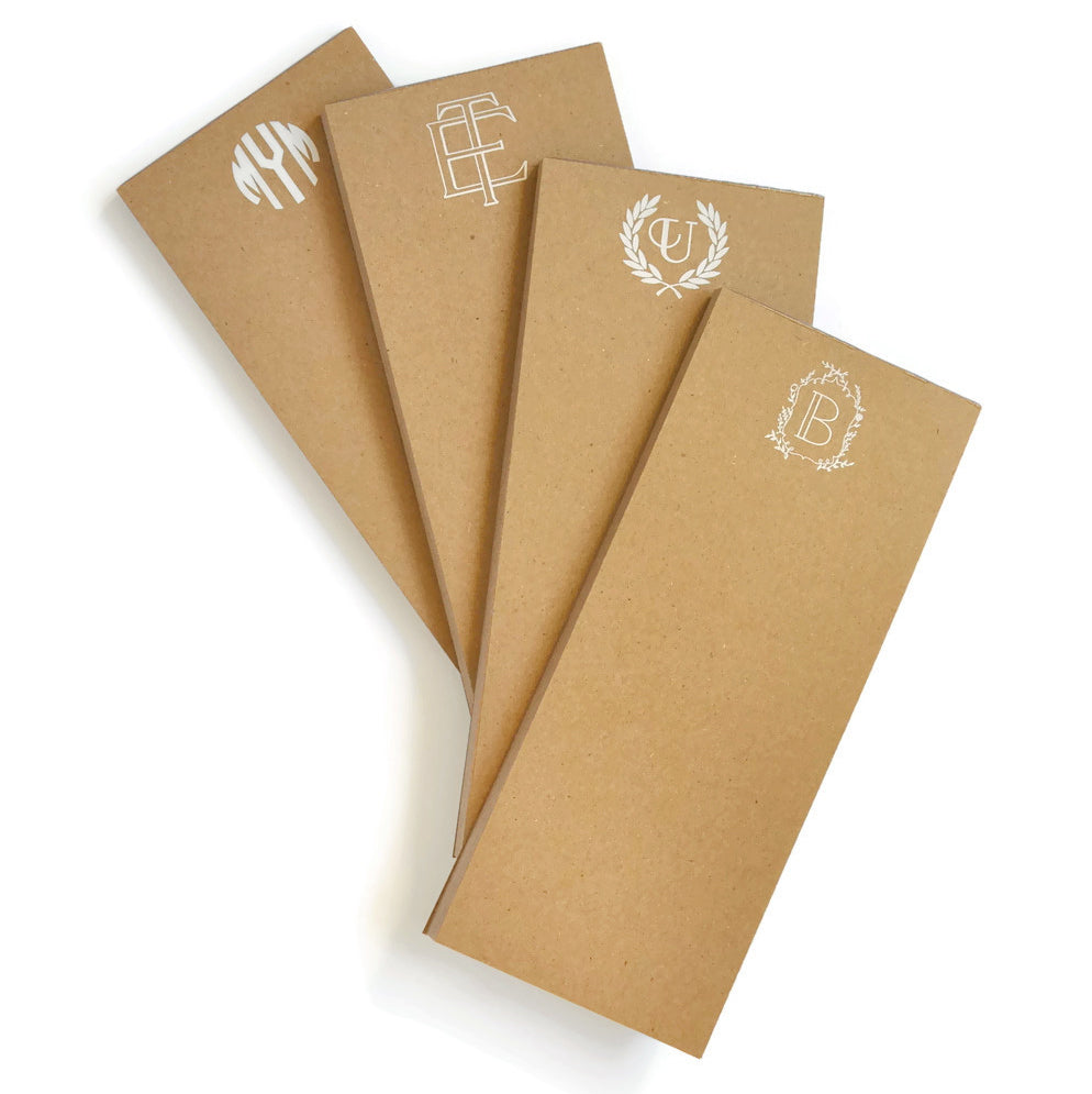 Haute Papier Kraft Notepad-Skinny (Customizable)