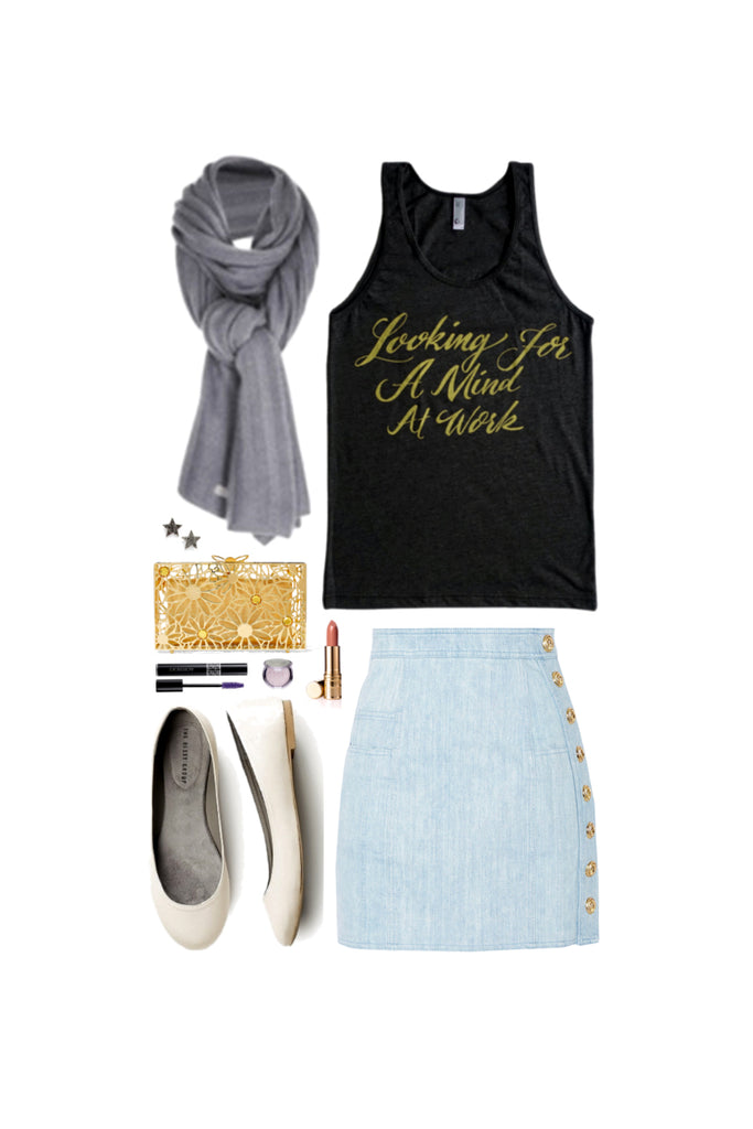 Geek Chic Outfit Inspiration: Just You Wait