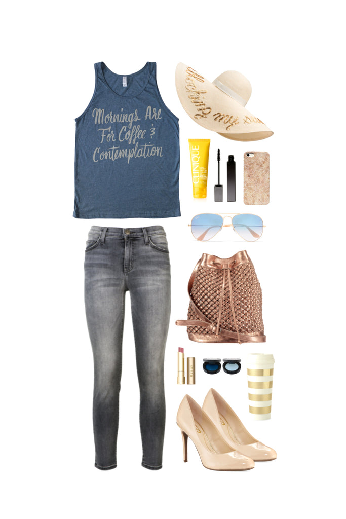 Geek Chic Outfit Inspiration: Coffee & Contemplation
