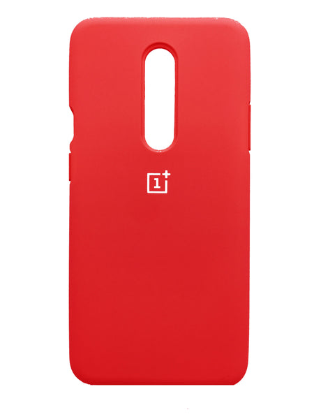 TDG OnePlus 8 OG Silicone Protective Back Case Red - Full Cover