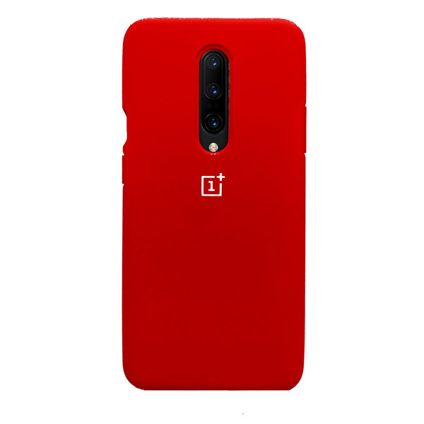 TDG OnePlus 8 OG Silicone Protective Back Case Red - Full Cover