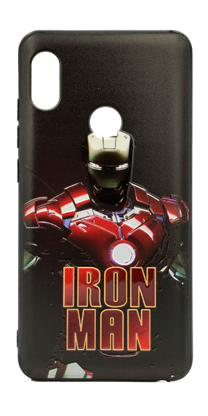 TDG Xiaomi Redmi Note 5 Pro 3D Texture Printed Iron Man Hard Back Case Cover