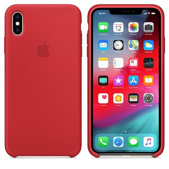 Silicone Case for Apple iPhone X XS - RED