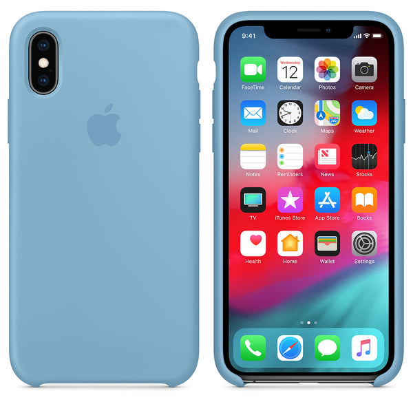 Silicone Case for Apple iPhone X XS - Cornflower