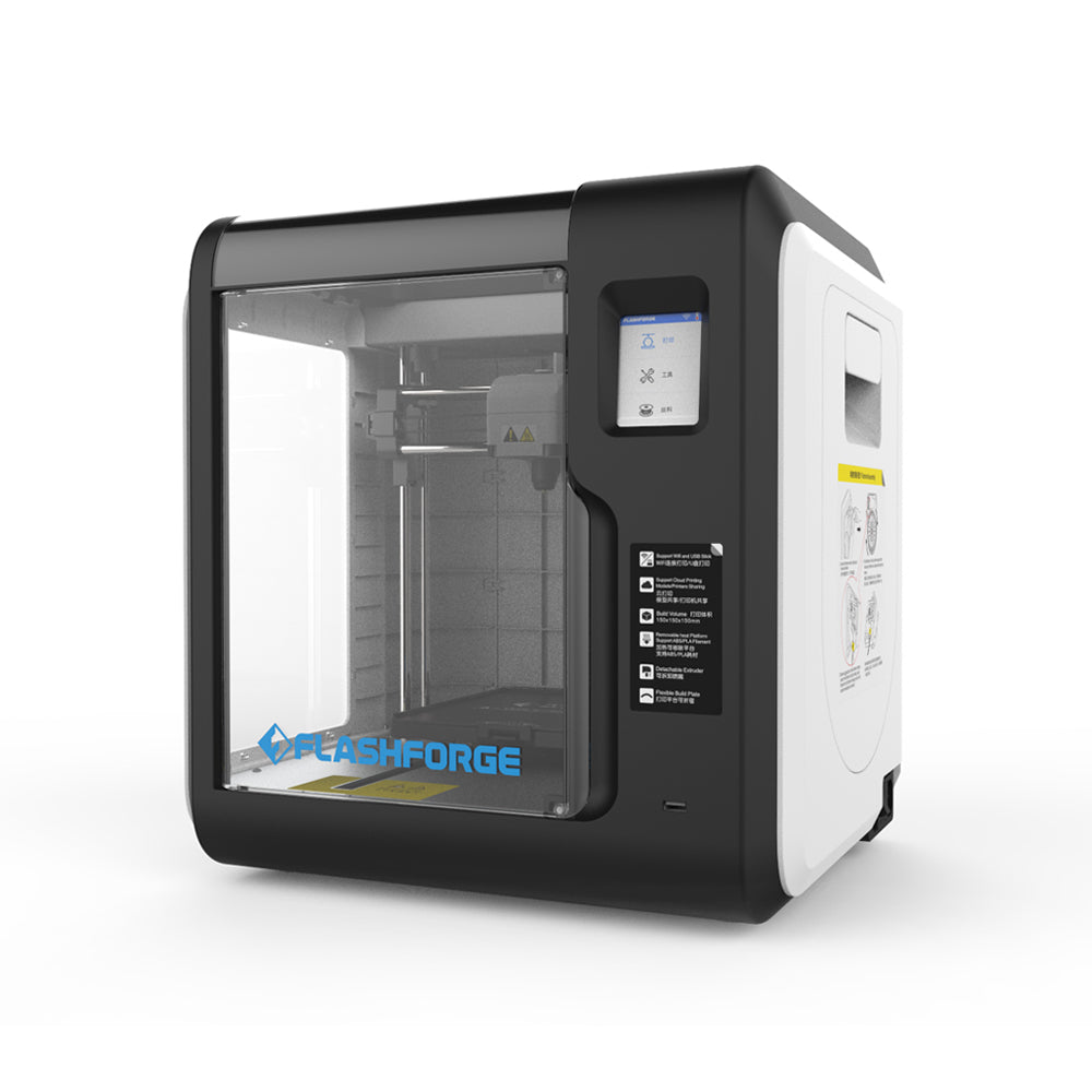 Flashforge Adventurer 3 3D Printer, Fully Enclosed, Ultra Quiet, Wi-Fi Enabled, Touchscreen, 100 – FlashForge USA