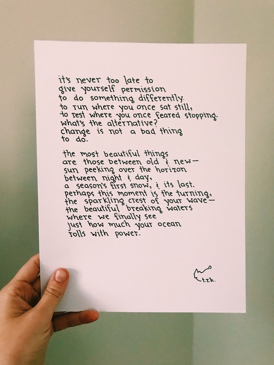 The Turning Poem Notesontheway