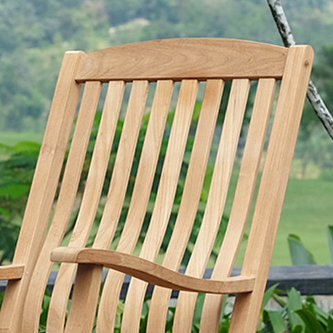 Teak Wood Porch Rocking Chair