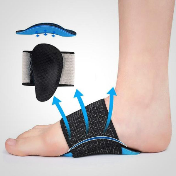 Hautfarbe Healifty Plantarfasziitis Einlegesohlen Fußgewölbe Bandage Orthetische Schuheinlage Gel Pads für Flache Schmerzende Füße 