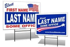 political campaign yard sign templates