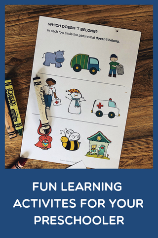 Early Learning activities for preschoolers